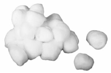 0.2g - bola de algodão 2g médica absorvente, inodoro branco do algodão estéril